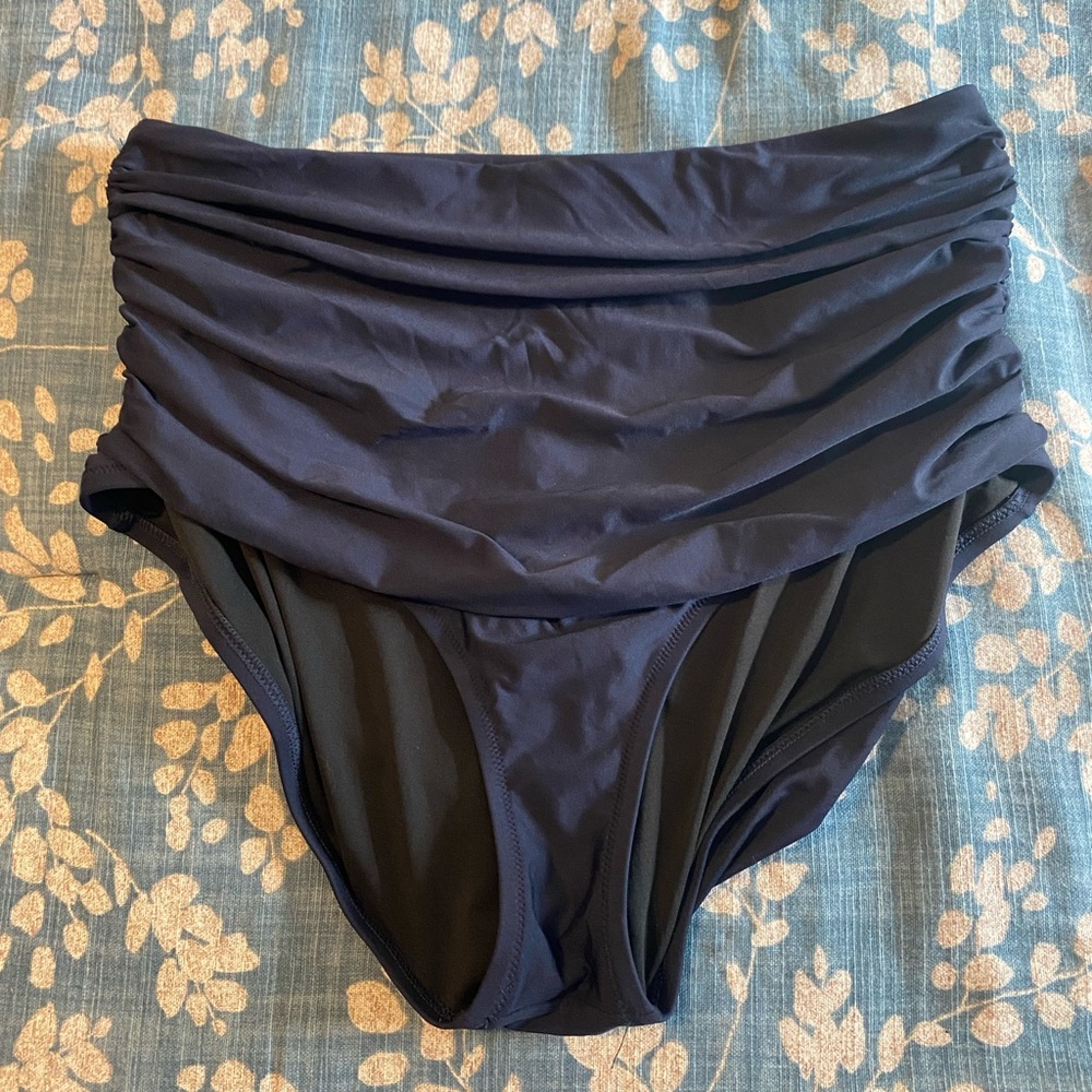 NWOT J.Crew black, swim bottoms.